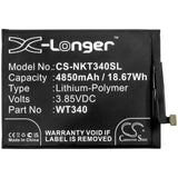 3.85V, Li-Polymer, 4850mAh, SmartPhone battery fits Nokia, Wt340, G10, G20, 18.67Wh Mobile, SmartPhone Cameron Sino Technology Limited (Smartphone)