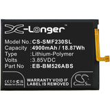 3.85V, Li-Polymer, 4900mAh, SmartPhone battery fits Samsung, Eb-bm526abs, Galaxy A23 4g, Galaxy F23 5g, 18.87Wh Mobile, SmartPhone Cameron Sino Technology Limited (Smartphone)