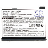 3.85V, Li-ion, 1800mAh, Camera battery fits Insta360, Cinaqbt/a, One X3, 6.93Wh Camera Cameron Sino Technology Limited (Camera)