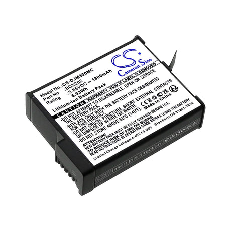 3.85V, Li-ion, 1800mAh, Camera battery fits Dji, Bcx202, Osmo Action 3, Osmo Action 4, 6.93Wh Camera Cameron Sino Technology Limited (Camera)