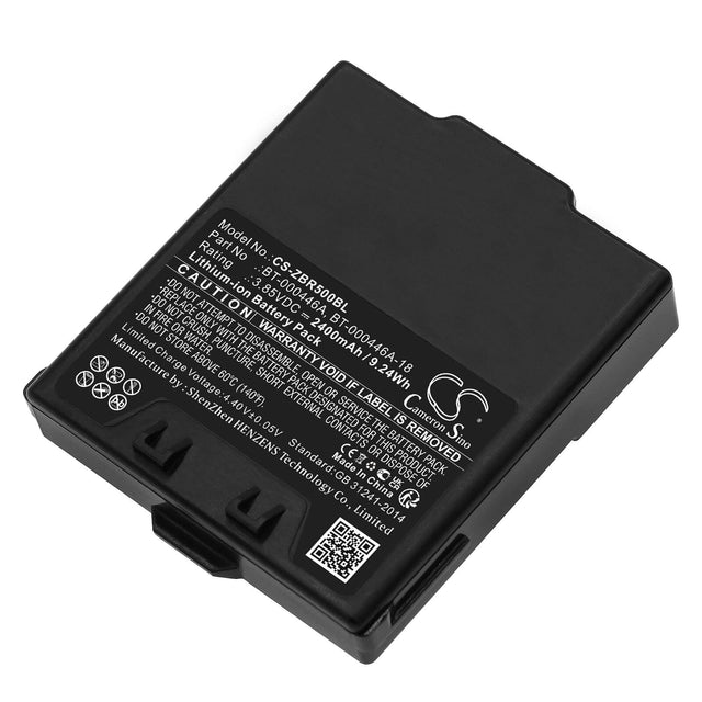3.85v, Li-ion, 2400mah, Barcode Scanner Battery Fits Zebra, Ws50, Ws5000, 9.24wh Barcode Scanner Cameron Sino Technology Limited