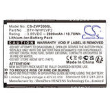 3.85V, Li-ion, 2800mAh, Hotspot battery fits Verizon, Bty-whplvp2, Lvp2, Wireless Home Phone Connect, 10.78Wh Hotspot Cameron Sino Technology Limited