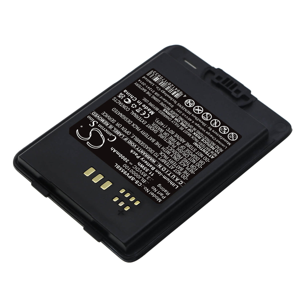 3.85V, Li-ion, 3000mAh, SmartPhone battery fits Cisco, Spectralink, 74-127733-01, 74-125897-02, Cp-860, 11.55Wh Mobile, SmartPhone Cameron Sino Technology Limited (Smartphone)