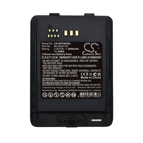 3.85V, Li-ion, 3000mAh, SmartPhone battery fits Cisco, Spectralink, 74-127733-01, 74-125897-02, Cp-860, 11.55Wh Mobile, SmartPhone Cameron Sino Technology Limited (Smartphone)