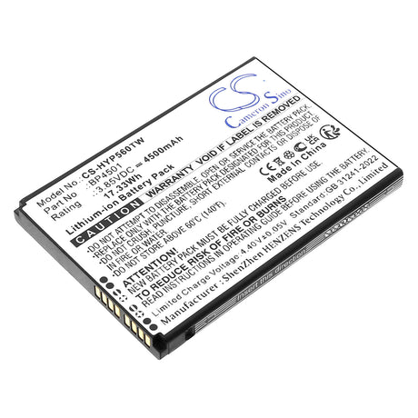 3.85V, Li-ion, 4500mAh, Two-Way Radio battery fits Hytera, Pnc460, Pnc460u, 17.33Wh Two-Way Radio Cameron Sino Technology Limited