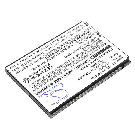 3.85V, Li-ion, 4500mAh, Two-Way Radio battery fits Hytera, Pnc460, Pnc460u, 17.33Wh Two-Way Radio Cameron Sino Technology Limited