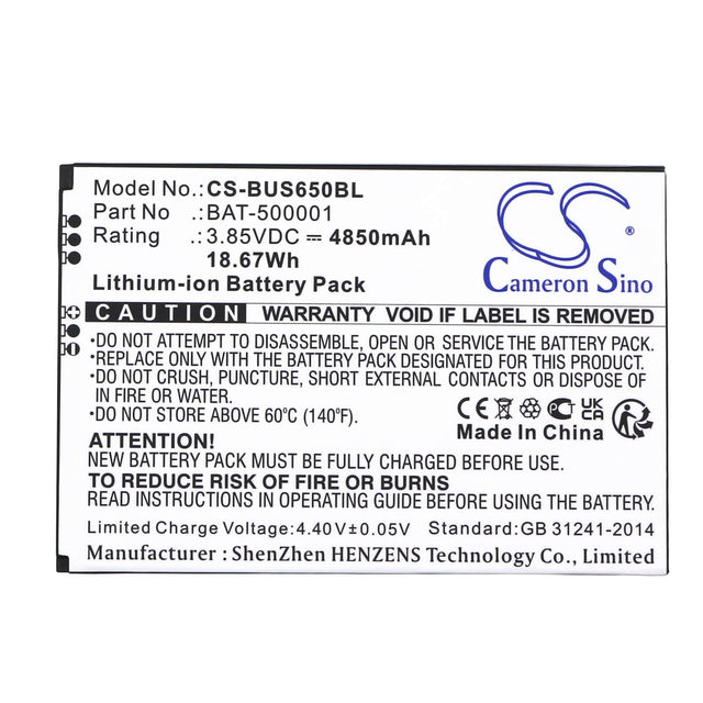3.85v, Li-ion, 4850mah, Barcode Scanner Battery Fits Bluebird Pidion Sf6510, 18.67wh Barcode Scanner Cameron Sino Technology Limited   