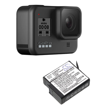 3.85V, Li-ion, 900mAh, Camera battery fits Gopro, 601-10197-00, 601-10197-00, Aabat-001, 3.465Wh Camera Cameron Sino Technology Limited (Camera)
