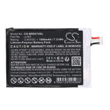 3.85V, Li-Polymer, 1900mAh, batterie de smartphone compatible avec Brondi, Jlwz, 510 S Hd, 7.32Wh Mobile, Smartphone Cameron Sino Technology Limited (Smartphone)