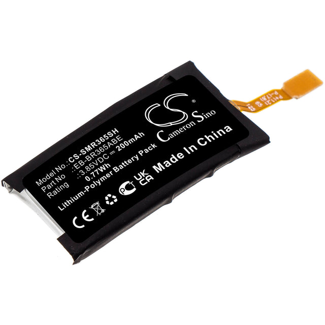 3.85V, Li-Polymer, 200mAh, Smartwatch battery fits Samsung, Eb-br365abe, Gear Fit 2 Pro, Sm-r365, 0.77Wh Smartwatch Cameron Sino Technology Limited
