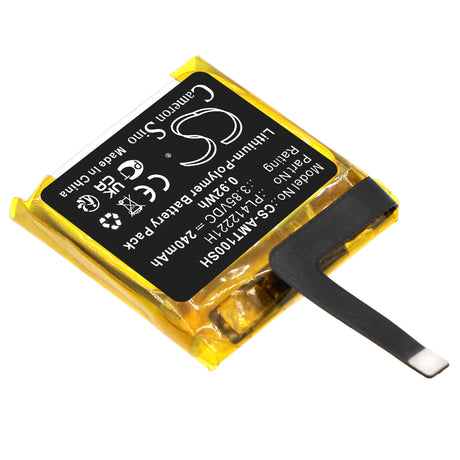 3.85V, Li-Polymer, 240mAh, Smartwatch battery fits Amazfit, Pl412221h, A1913, A1914, 0.92Wh Smartwatch Cameron Sino Technology Limited