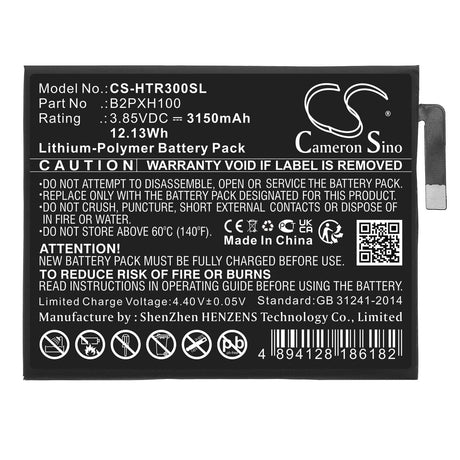 3.85v, Li-polymer, 3150mah, VR Battery Fits Htc, Vive Focus, 12.13wh VR Cameron Sino Technology Limited