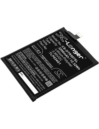 3.85V, Li-Polymer, 3200mAh, SmartPhone battery fits Alcatel, Tlp034g1, Ot-5007s, 12.32Wh Mobile, SmartPhone Cameron Sino Technology Limited (Smartphone)