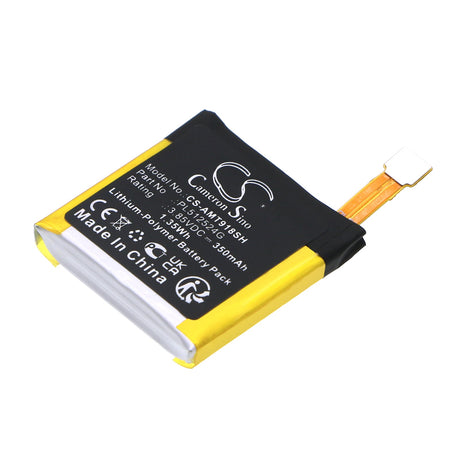3.85V, Li-Polymer, 350mAh, Smartwatch battery fits Amazfit, A1801, A1808, 1.35Wh Smartwatch Cameron Sino Technology Limited