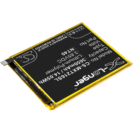 3.85V, Li-Polymer, 3650mAh, SmartPhone battery fits Motorola, Nt40, G Pure 2021, Moto G Pure, 14.05Wh Mobile, SmartPhone Cameron Sino Technology Limited (Smartphone)