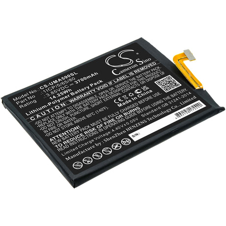 3.85V, Li-Polymer, 3700mAh, SmartPhone battery fits Umi, 1icp/5/65/80, Umidigi A9 Pro, 14.25Wh Mobile, SmartPhone Cameron Sino Technology Limited (Smartphone)