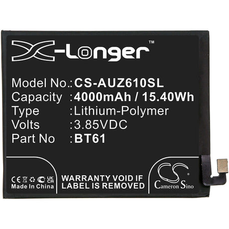 3.85V, Li-Polymer, 4000mAh, SmartPhone battery fits Acer, Atl456579, Liquid Z6 Plus, 15.4Wh Mobile, SmartPhone Cameron Sino Technology Limited (Smartphone)