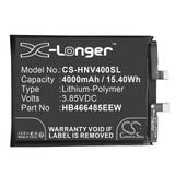 3,85V, Li-Polymer, 4000mAh, batterie de smartphone compatible Honor, Huawei, Hb466485eew, View 40, 15,4Wh Mobile, Smartphone Cameron Sino Technology Limited (Smartphone)