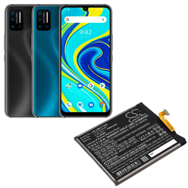 3.85V, Li-Polymer, 4000mAh, SmartPhone battery fits Umi, 1icp/5/65/87, Umidigi A7 Pro, 15.4Wh Mobile, SmartPhone Cameron Sino Technology Limited (Smartphone)