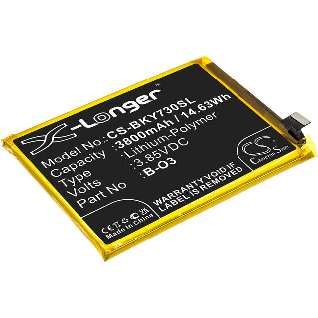 3.85V, Li-Polymer, 3800mAh, SmartPhone battery fits Vivo, B-o3, S7e, S7e 5g 2020, 14.63Wh Mobile, SmartPhone Cameron Sino Technology Limited (Smartphone)