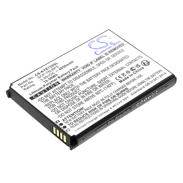 3.85V, Li-Polymer, 4050mAh, SmartPhone battery fits Kyocera, 5aaxbt146gea, Duraforce Pro 3, E7200, 15.59Wh Mobile, SmartPhone Cameron Sino Technology Limited (Smartphone)