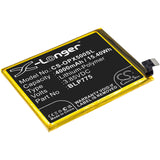 3.85V, Li-Polymer, 4000mAh, SmartPhone battery fits Oppo, Blp775, Realme X50 5g, Rmx2021, 15.4Wh Mobile, SmartPhone Cameron Sino Technology Limited (Smartphone)
