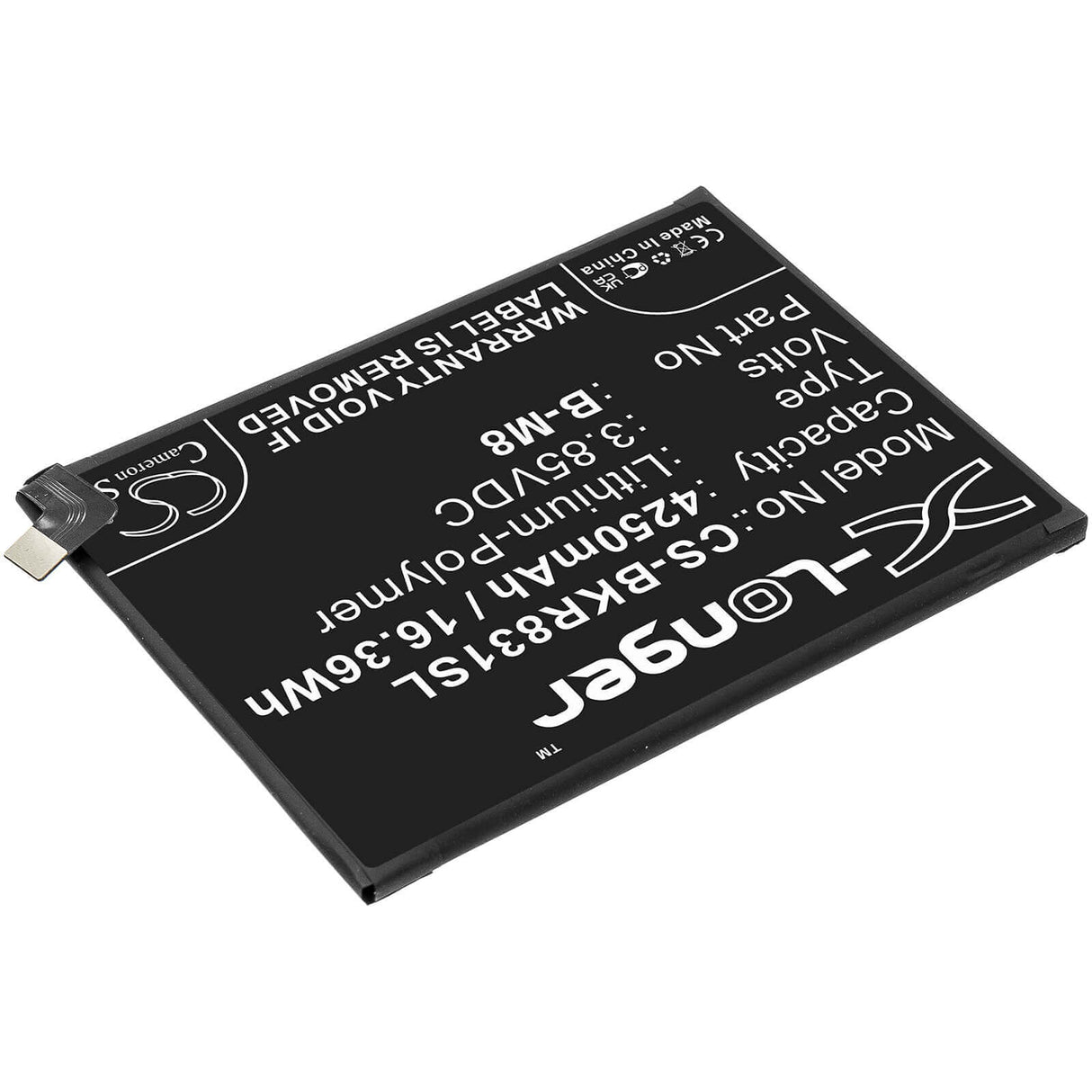 3.85V, Li-Polymer, 4250mAh, SmartPhone battery fits Vivo, B-m8, Neo 3, R831k, 16.36Wh Mobile, SmartPhone Cameron Sino Technology Limited (Smartphone)