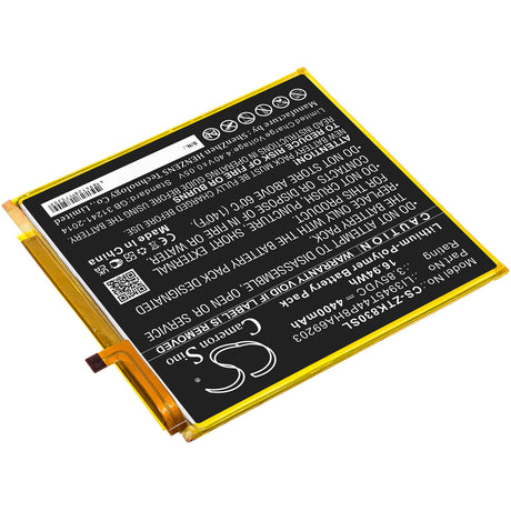 3.85V, Li-Polymer, 4400mAh, Tablet battery fits Zte, Li3945t44p8ha69203, Grand X View 2, K83, 16.94Wh Tablet Cameron Sino Technology Limited