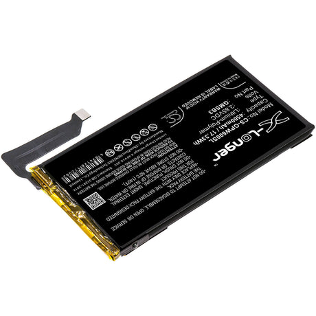 3.85V, Li-Polymer, 4500mAh, SmartPhone battery fits Google, Gmsb3, G9s9b, Gb7n6, 17.33Wh Mobile, SmartPhone Cameron Sino Technology Limited (Smartphone)