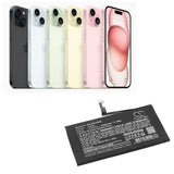 3.85V, Li-Polymer, 4650mAh, SmartPhone battery fits Apple, A3039, Iphone 15 Plus, 17.9Wh Mobile, SmartPhone Cameron Sino Technology Limited (Smartphone)