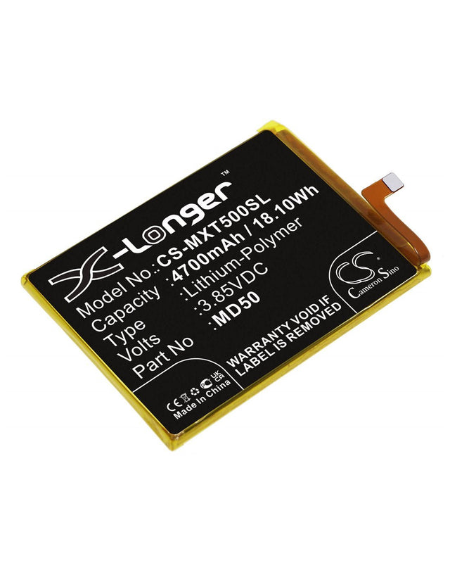 3.85V, Li-Polymer, 4700mAh, SmartPhone battery fits Motorola, Md50, Moto G Stylus 5g 2021, Xt2131, 18.1Wh Mobile, SmartPhone Cameron Sino Technology Limited (Smartphone)