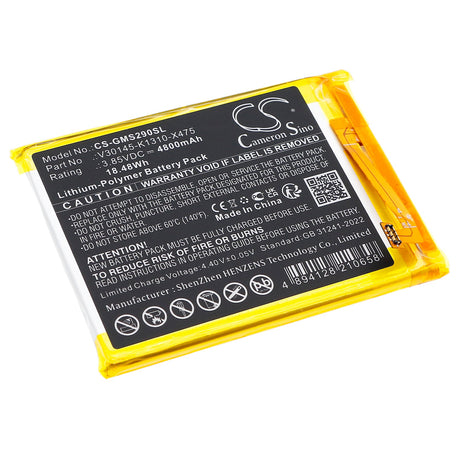 3,85V, Li-Polymer, 4800mAh, batterie de smartphone compatible avec Gigaset, V30145-k1310-x475, Gs290, 18,48Wh Mobile, Smartphone Cameron Sino Technology Limited (Smartphone)