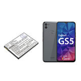 3,85V, Li-Polymer, 4850mAh, Mobile, Batterie de smartphone compatible avec Gigaset, Gs5, Gs5 Lite, 18,67Wh Mobile, Smartphone Cameron Sino Technology Limited (Smartphone)