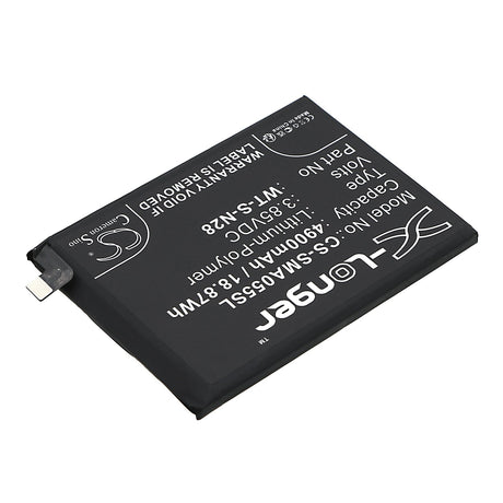 3.85V, Li-Polymer, 4900mAh, SmartPhone battery fits Samsung, Gh81-24241a, Galaxy A05 2023, Sm-a055f, 18.87Wh Mobile, SmartPhone Cameron Sino Technology Limited (Smartphone)