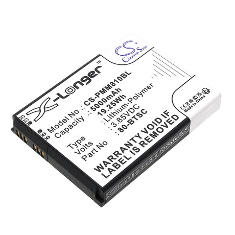 3.85V, Li-Polymer, 5000mAh, Barcode Scanner battery fits Point Mobile, Pm80, 19.25Wh Barcode Scanner Cameron Sino Technology Limited