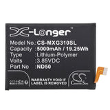 3.85V, Li-Polymer, 5000mAh, SmartPhone battery fits Motorola, Nd50, G62 5g, Moto G31, 19.25Wh Mobile, SmartPhone Cameron Sino Technology Limited (Smartphone)