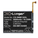 3.88V, Li-Polymer, 5000mAh, SmartPhone battery fits Samsung, Eb-bm135abs, Galaxy M13, Galaxy M13 5g 2022, 19.4Wh Mobile, SmartPhone Cameron Sino Technology Limited (Smartphone)
