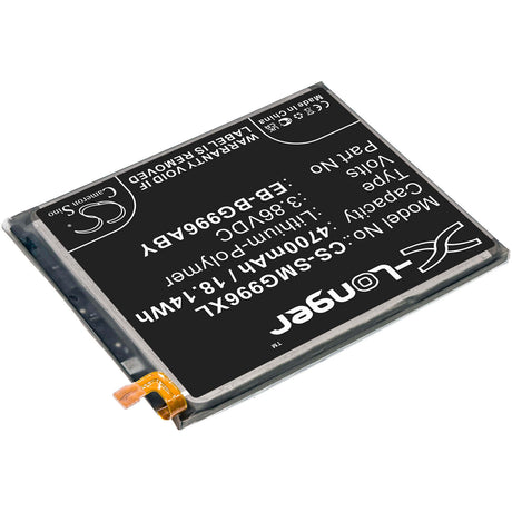 3.86V, Li-Polymer, 4700mAh, SmartPhone battery fits Samsung, Eb-bg996abu, Galaxy S21+, Galaxy S21+ 5g, 18.14Wh Mobile, SmartPhone Cameron Sino Technology Limited (Smartphone)
