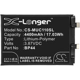 3.87V, Li-Polymer, 4400mAh, SmartPhone battery fits Xiaomi, Bp44, Cc11, Civi 5g, 17.03Wh Mobile, SmartPhone Cameron Sino Technology Limited (Smartphone)