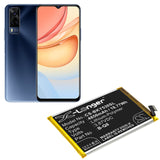 3.87V, Li-Polymer, 4850mAh, SmartPhone battery fits Vivo, B-q8, V2058, V2111a, 18.77Wh Mobile, SmartPhone Cameron Sino Technology Limited (Suspended)