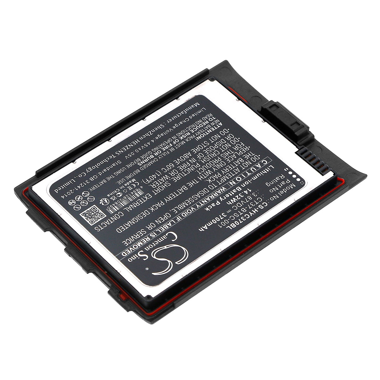 3.87V, Li-ion, 3700mAh, Barcode Scanner battery fits Honeywell, Ct30 Xp Mobile Computer, Ct37, 14.32Wh Barcode Scanner Cameron Sino Technology Limited
