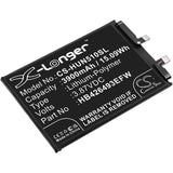 3.87V, Li-Polymer, 3900mAh, SmartPhone battery fits Huawei, Hb426493efw, Honor 50 Se, Honor 50 Se 5g, 15.09Wh Mobile, SmartPhone Cameron Sino Technology Limited (Smartphone)