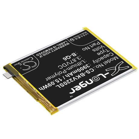 3.87V, Li-Polymer, 3900mAh, SmartPhone battery fits Vivo, B-q6, V2055, V21e, 15.09Wh Mobile, SmartPhone Cameron Sino Technology Limited (Smartphone)