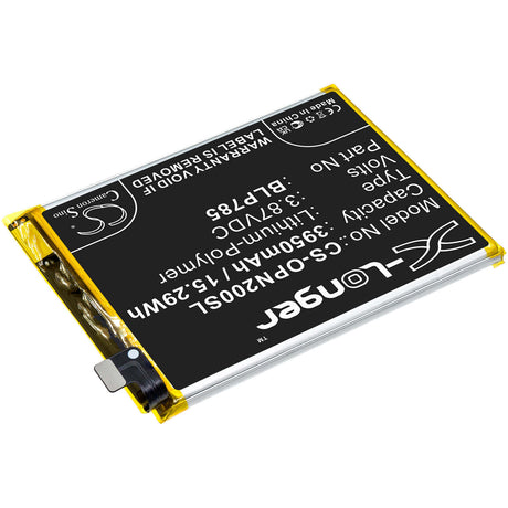 3.87V, Li-Polymer, 3950mAh, SmartPhone battery fits Oneplus, Blp785, Ac2003, Nord, 15.29Wh Mobile, SmartPhone Cameron Sino Technology Limited (Smartphone)