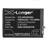 3.87V, Li-Polymer, 4000mAh, SmartPhone battery fits Honor, Hb416492efw, Tfy-lx1, Tfy-lx2, 15.48Wh Mobile, SmartPhone Cameron Sino Technology Limited (Smartphone)