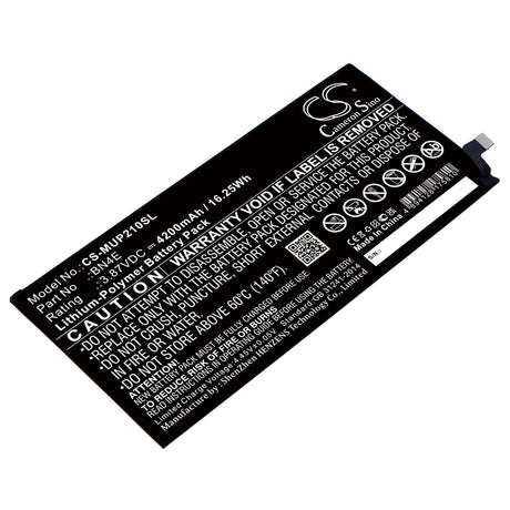 3.87V, Li-Polymer, 4200mAh, Tablet battery fits Xiaomi, Bn4e, 21051182g, Mi Pad 5, 16.25Wh Tablet Cameron Sino Technology Limited