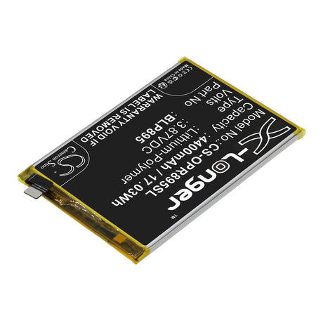 3.87V, Li-Polymer, 4400mAh, SmartPhone battery fits Oppo, Blp895, Pfcm00, Reno7 Se 5g, 17.03Wh Mobile, SmartPhone Cameron Sino Technology Limited (Smartphone)
