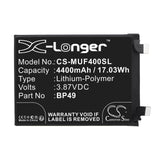 3.87V, Li-Polymer, 4400mAh, SmartPhone battery fits Poco, Bp49, 22021211rg, 22021211ri, 17.03Wh Mobile, SmartPhone Cameron Sino Technology Limited (Smartphone)