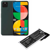 3.87V, Li-Polymer, 4600mAh, SmartPhone battery fits Google, G27fu, Pixel 5a, Pixel 5a 5g, 17.8Wh Mobile, SmartPhone Cameron Sino Technology Limited (Smartphone)
