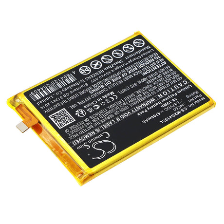 3.87V, Li-Polymer, 4700mAh, SmartPhone battery fits Motorola, Nc50, Moto G41, Xt2167, 18.19Wh Mobile, SmartPhone Cameron Sino Technology Limited (Smartphone)